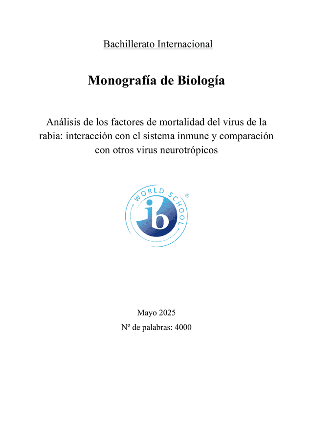 ¿Qué hace al virus de la rabia tan mortal en comparación con otros virus neurotrópicos? - Biology EE exemplar scored B