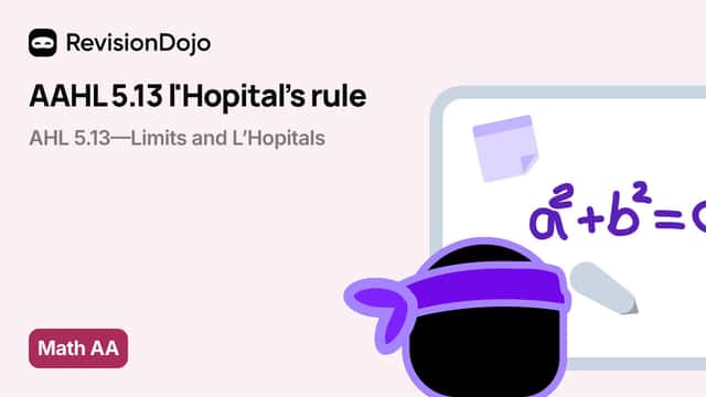 AAHL 5.13 l'Hopital's rule video thumbnail