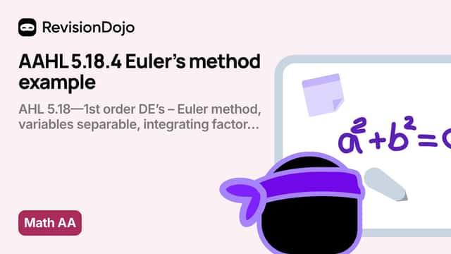 AAHL 5.18.4 Euler's method example video thumbnail