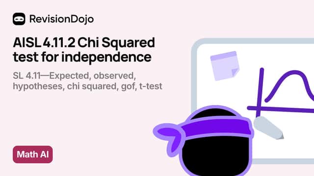 AISL 4.11.2 Chi Squared test for independence video thumbnail