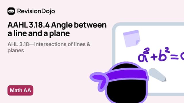 AAHL 3.18.4 Angle between a line and a plane video thumbnail