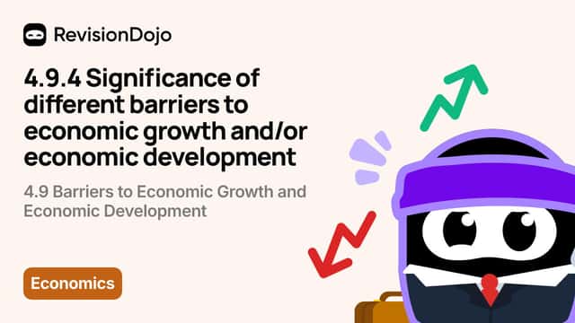 4.9.4 Significance of different barriers to economic growth and/or economic development video thumbnail