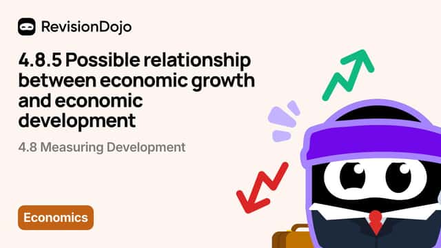 4.8.5 Possible relationship between economic growth and economic development video thumbnail