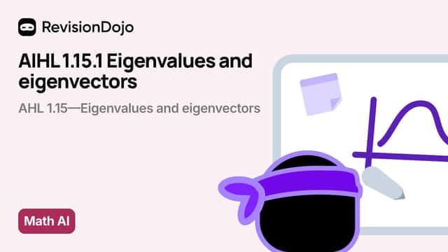AIHL 1.15.1 Eigenvalues and eigenvectors video thumbnail