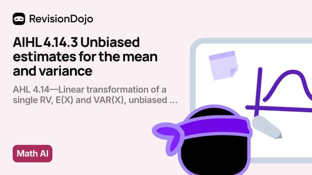 AIHL 4.14.3 Unbiased estimates for the mean and variance video thumbnail
