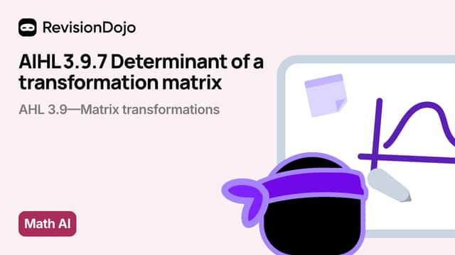 AIHL 3.9.7 Determinant of a transformation matrix video thumbnail