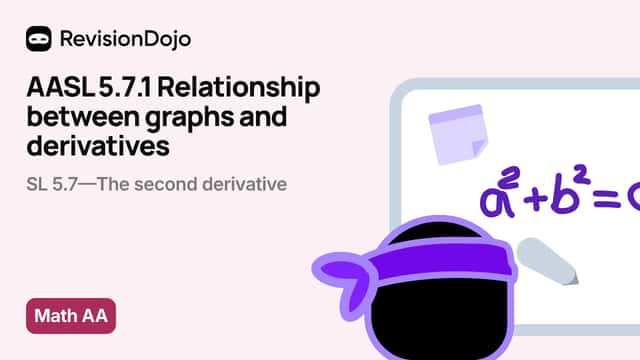 AASL 5.7.1 Relationship between graphs and derivatives video thumbnail