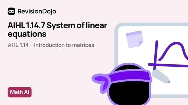 AIHL 1.14.7 System of linear equations video thumbnail