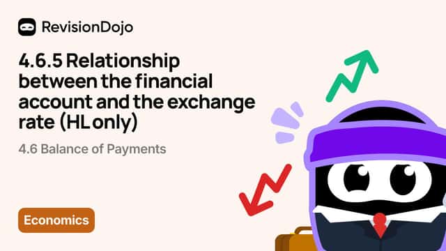4.6.5 Relationship between the financial account and the exchange rate (HL only) video thumbnail