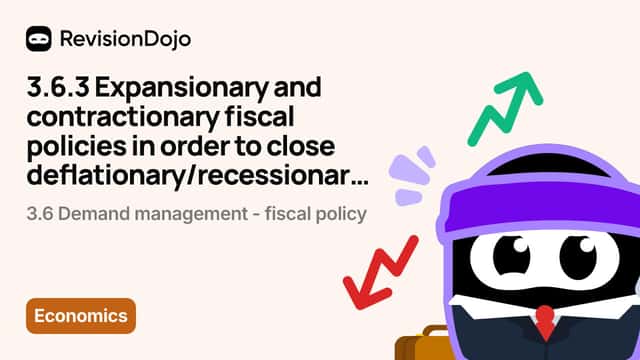 3.6.3 Expansionary and contractionary fiscal policies in order to close deflationary/recessionary and inflationary gaps video thumbnail