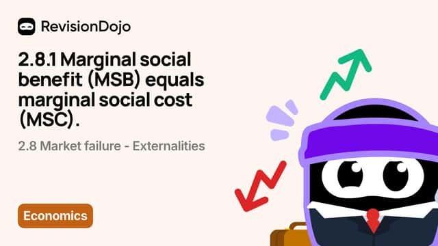 2.8.1 Marginal social benefit (MSB) equals marginal social cost (MSC). (Part 4) video thumbnail