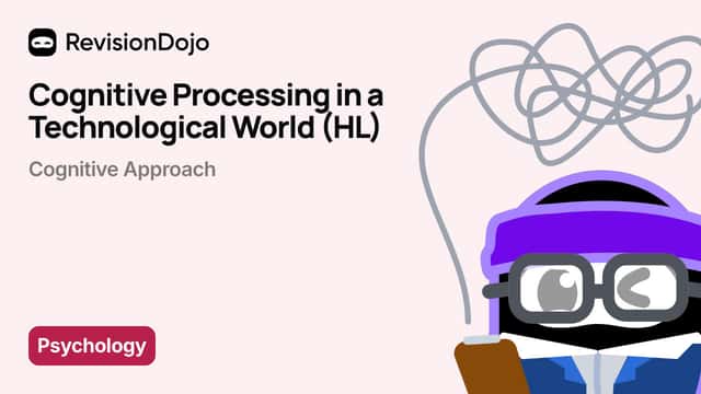 Cognitive Approach - Cognitive Processing in a Technological World (HL) video thumbnail