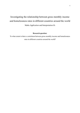 To what extent is there a correlation between gross monthly income and homelessness rates in different countries around the world?