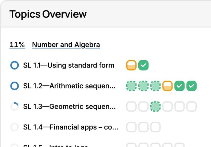 Assignments & Progress preview