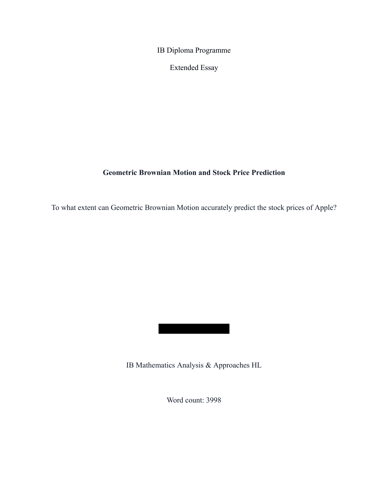 To what extent can Geometric Brownian Motion accurately predict the stock prices of Apple?
