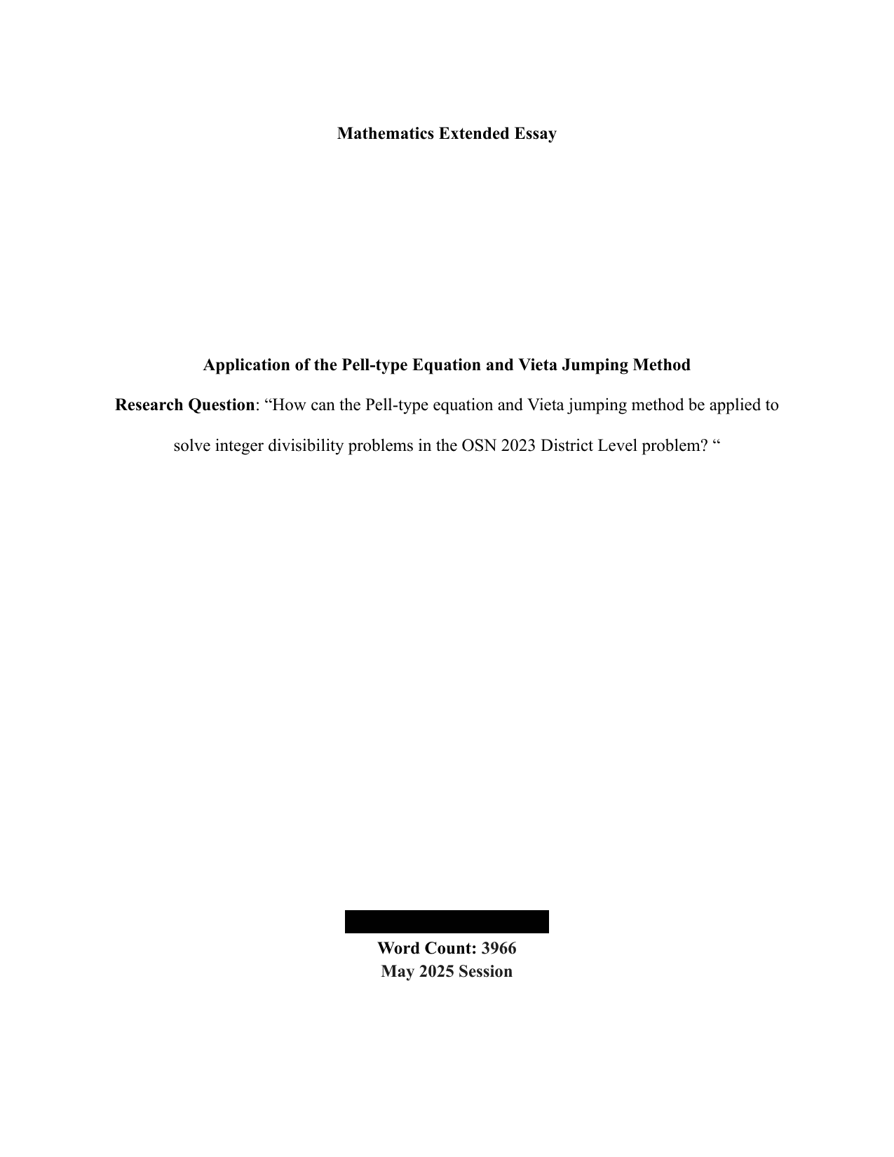 How can the Pell-type equation and Vieta jumping method be applied to solve integer divisibility problems in the OSN 2023 District Level problem?
