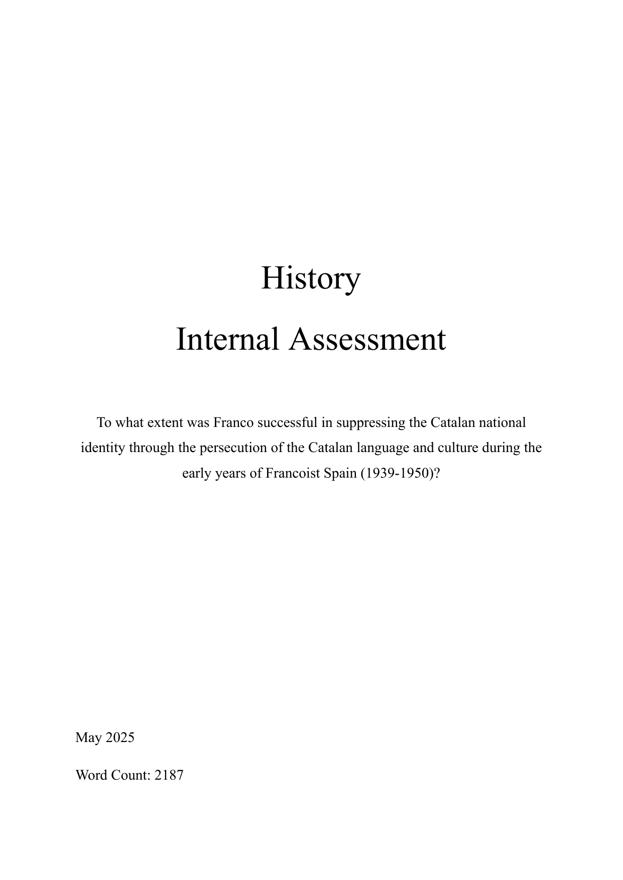 To what extent was Franco successful in suppressing the Catalan national identity through the persecution of the Catalan language and culture during the early years of Francoist Spain (1939-1950)?