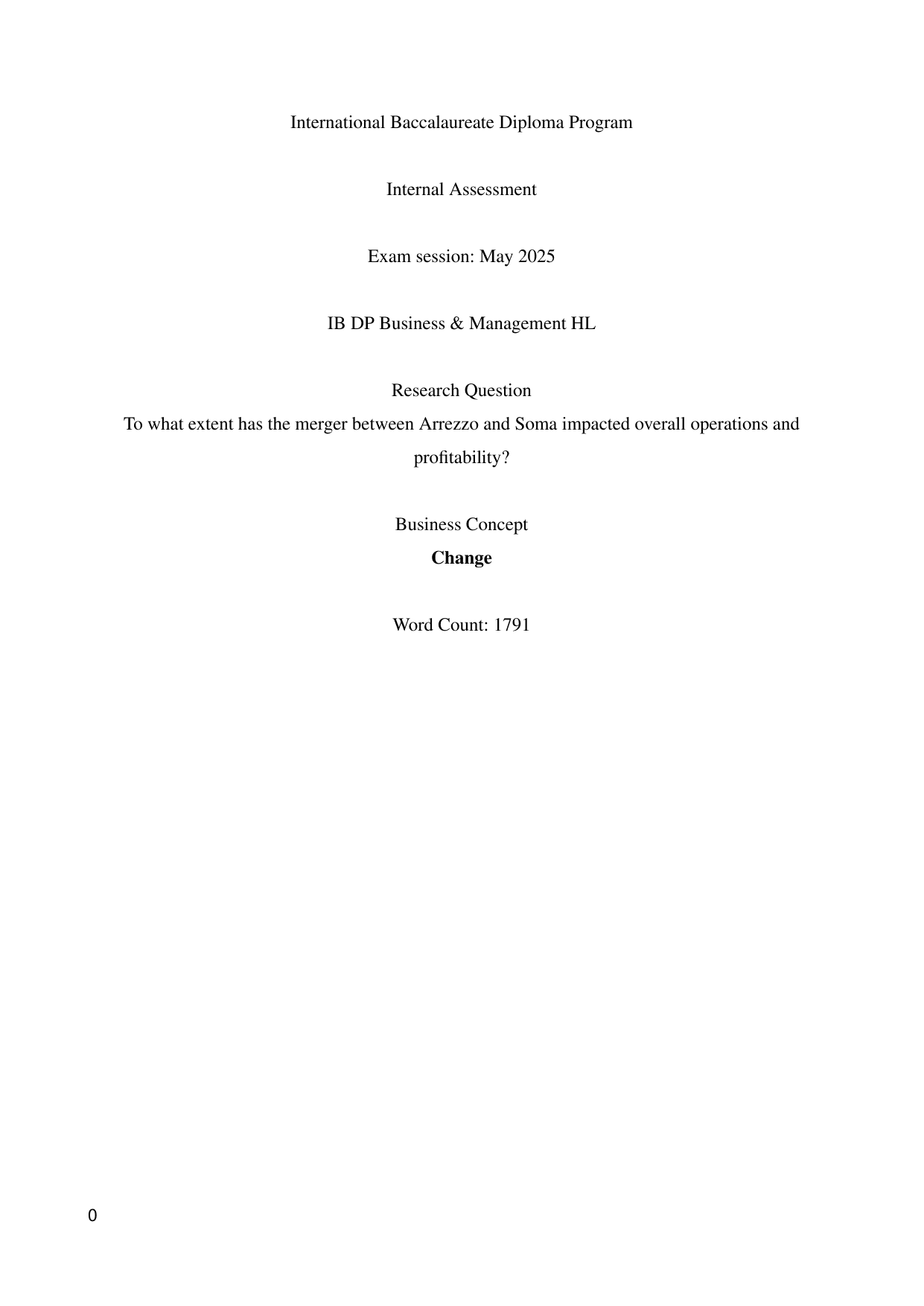 To what extent has the merger between Arrezzo and Soma impacted overall operations and profitability? - Business Management IA exemplar scored 7