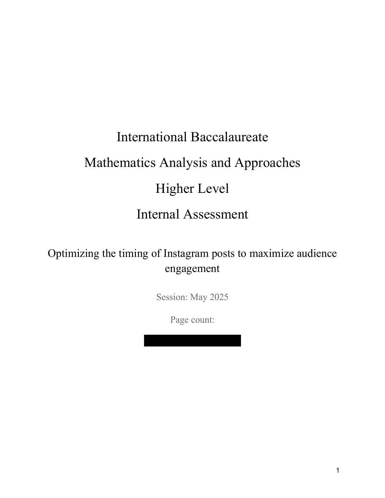How can Markov Chain models be effectively utilized to analyze and predict the 
probabilistic transitions between different states in political conflicts, and what 
factors influence the stability and resolution of these conflicts? - Mathematics Analysis and Approaches (AA) EE exemplar scored B
