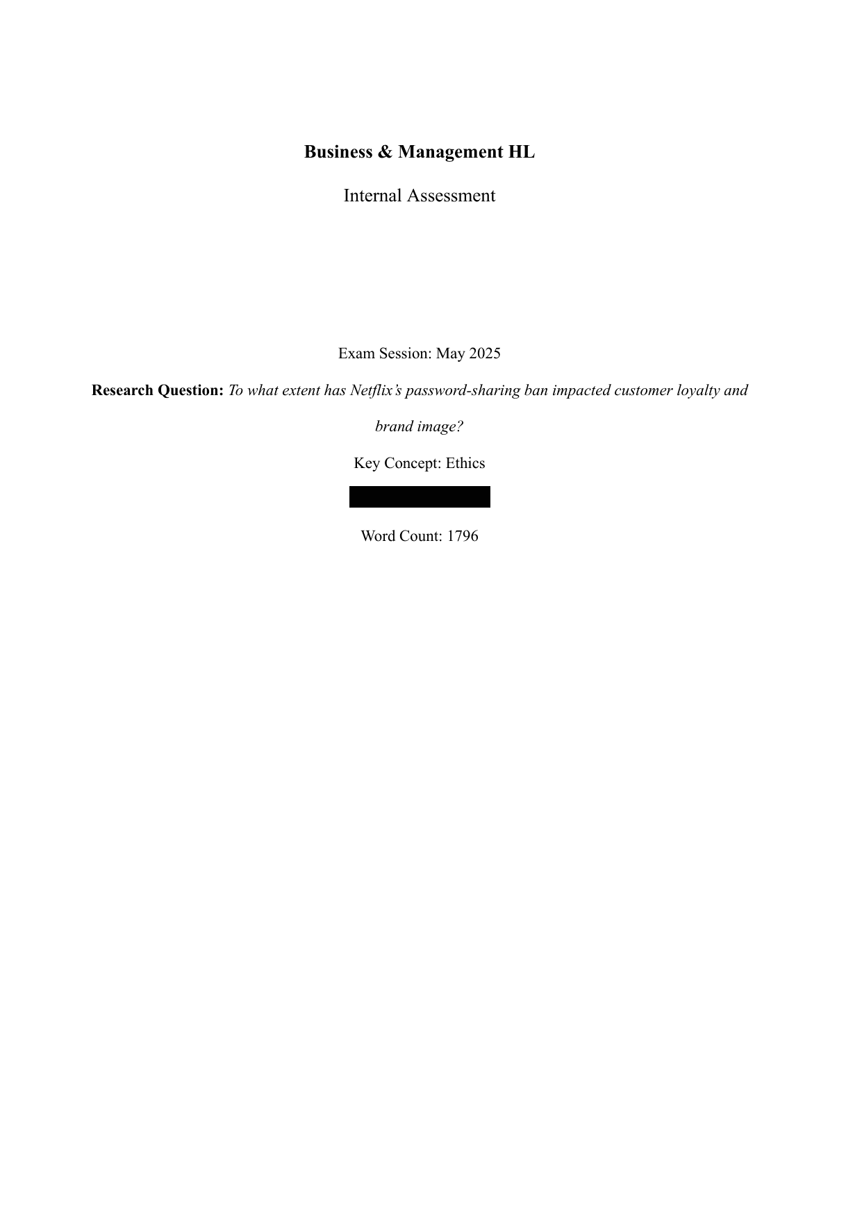 To what extent has Netflix’s password-sharing ban impacted customer loyalty and 
brand image?