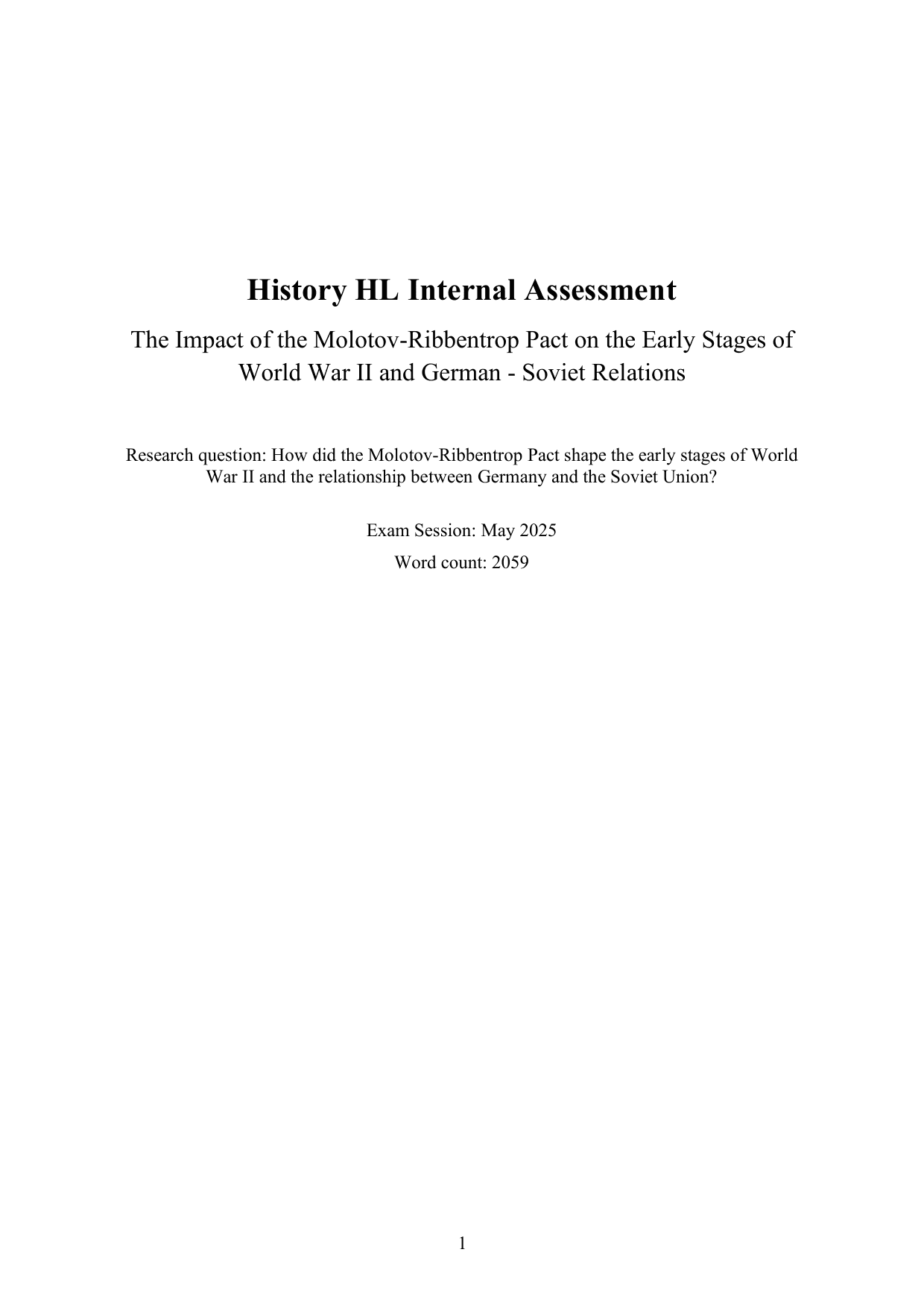 How did the Molotov-Ribbentrop Pact shape the early stages of World War II and the relationship between Germany and the Soviet Union?