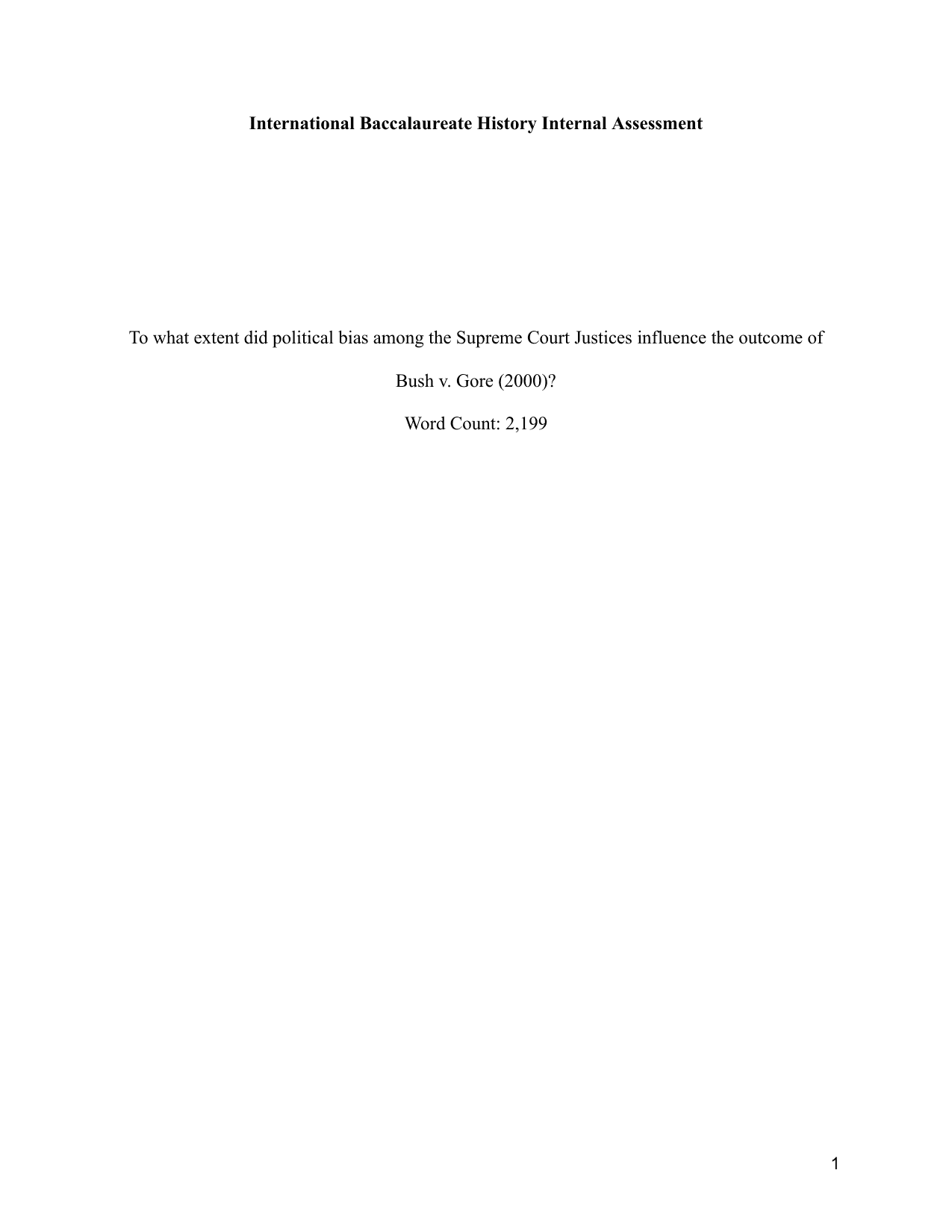 To what extent did political bias among the Supreme Court Justices influence the outcome of Bush v. Gore (2000)?