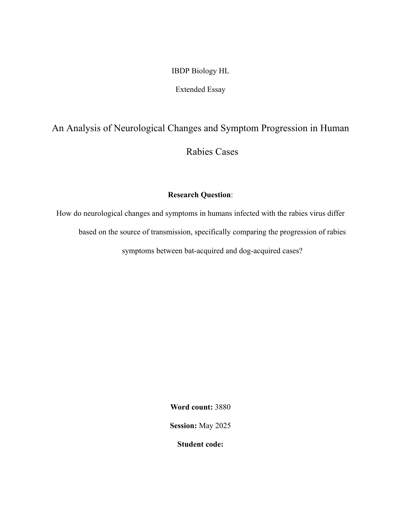 How do neurological changes and symptoms in humans infected with the rabies virus differ based on the source of transmission, specifically comparing the progression of rabies symptoms between bat-acquired and dog-acquired cases?