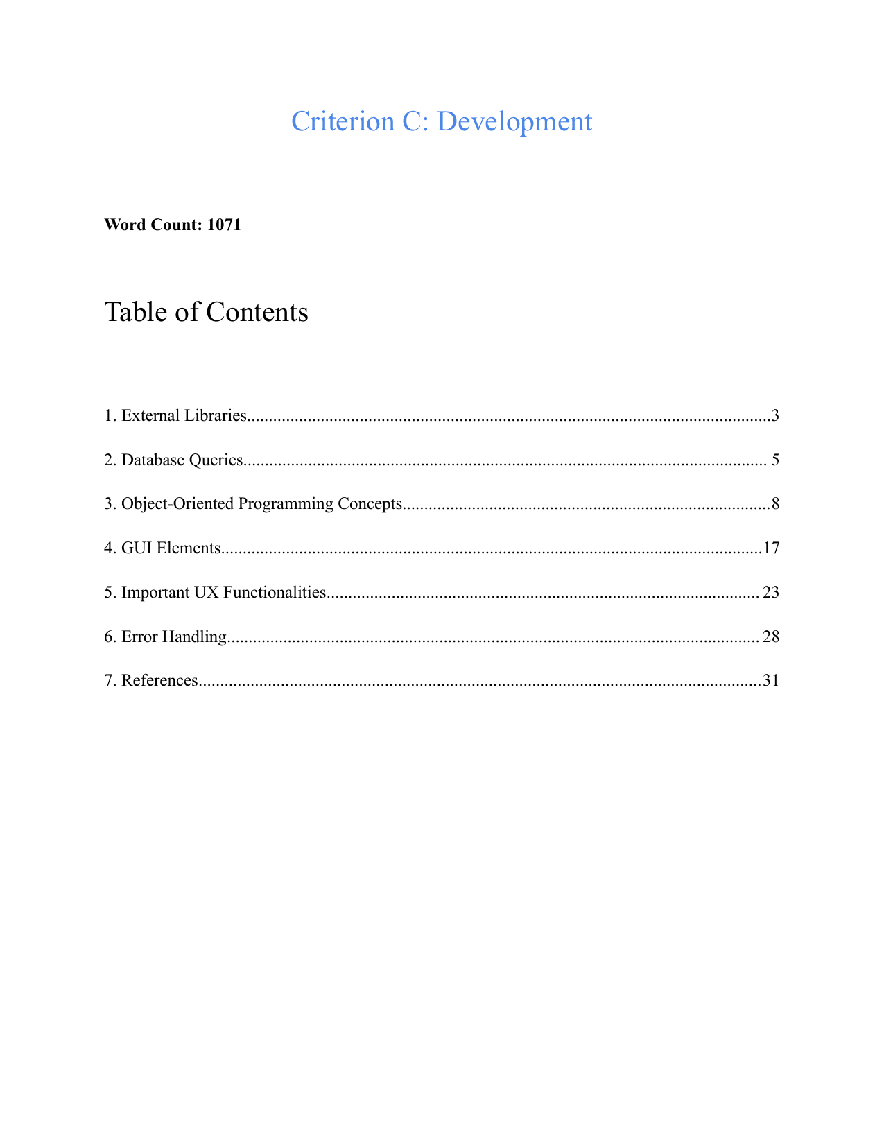 Wage Management System Solution - Computer Science (CS) IA exemplar scored 6