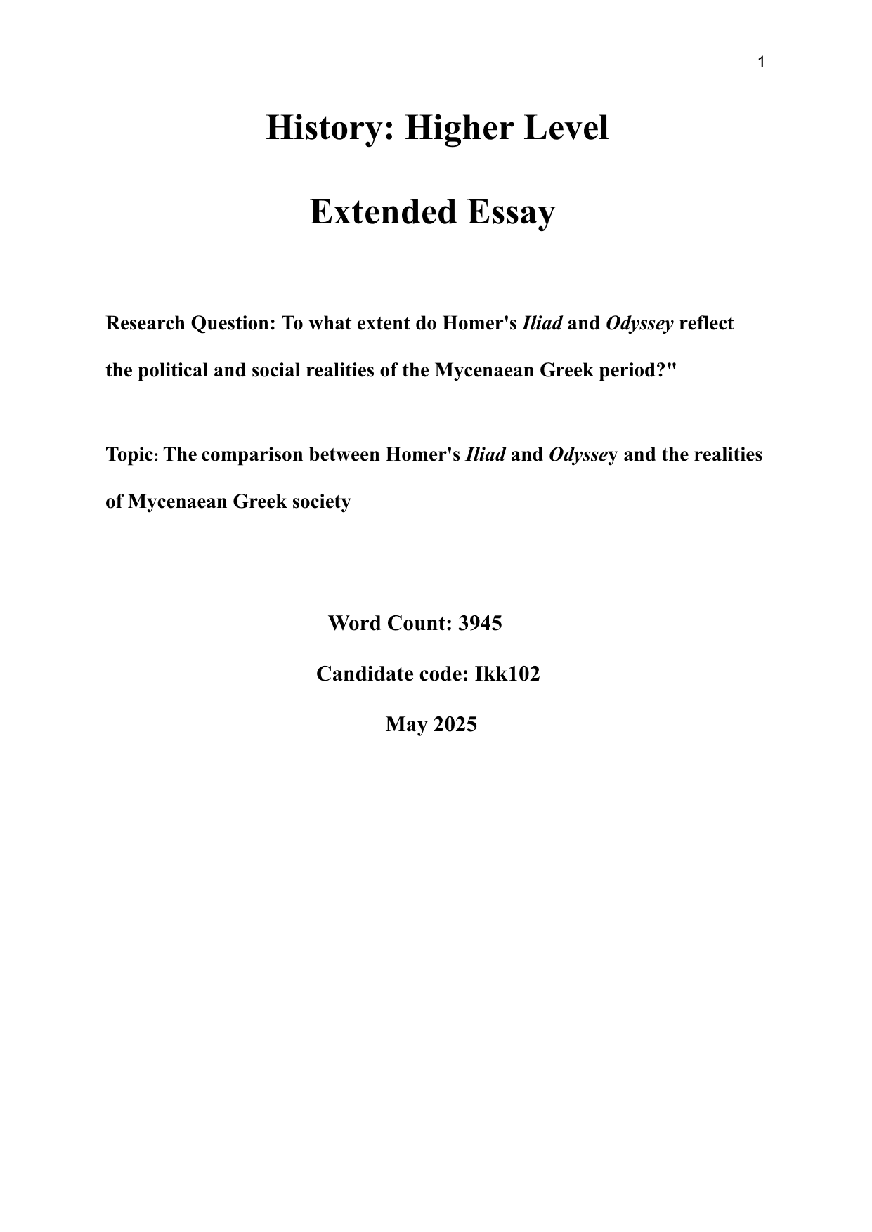 To what extent do Homer's Iliad and Odyssey reflect the political and social realities of the Mycenaean Greek period?"