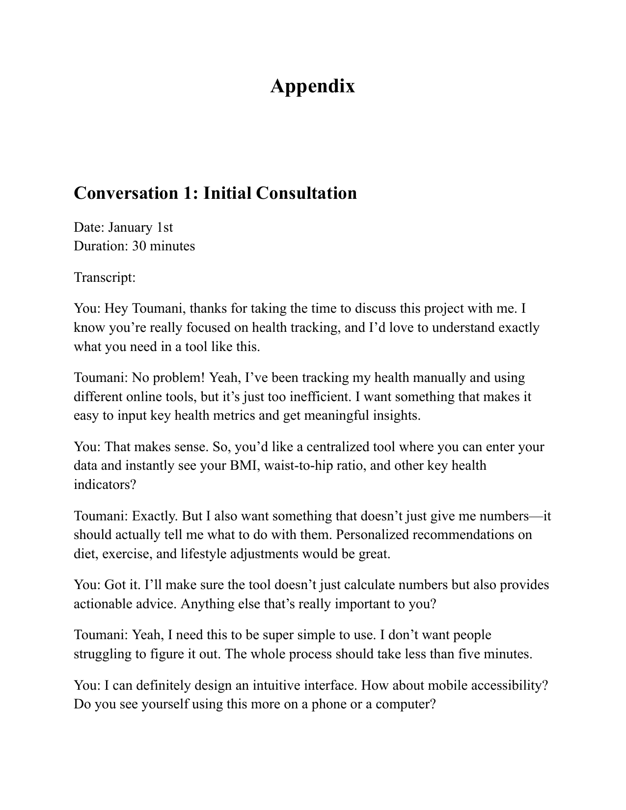 Health Calculator - Computer Science (CS) IA exemplar scored 3