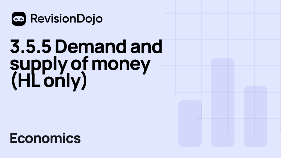 3.5.5 Demand and supply of money (HL only) video thumbnail