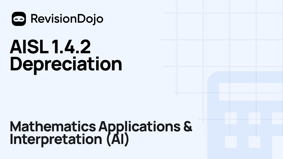 AISL 1.4.2 Depreciation video thumbnail