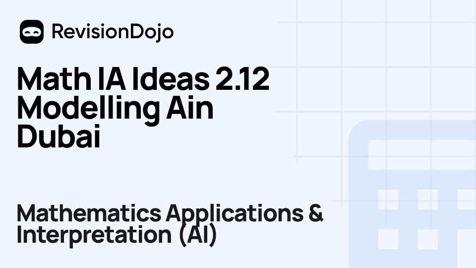 Math IA Ideas 2.12 Modelling Ain Dubai video thumbnail