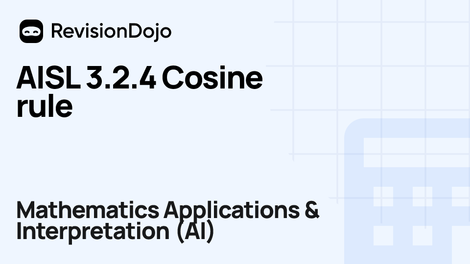 AISL 3.2.4 Cosine rule video thumbnail
