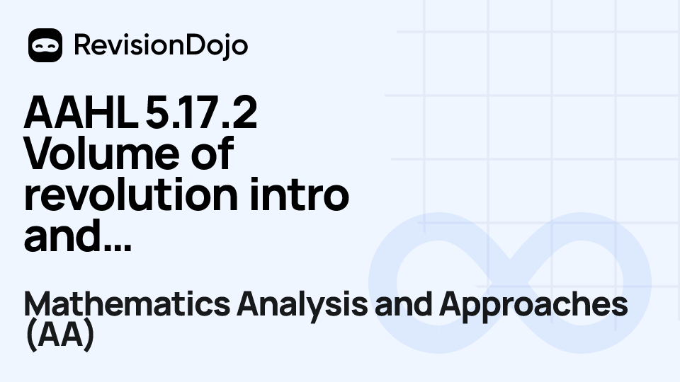 AAHL 5.17.2 Volume of revolution intro and x-axis video thumbnail