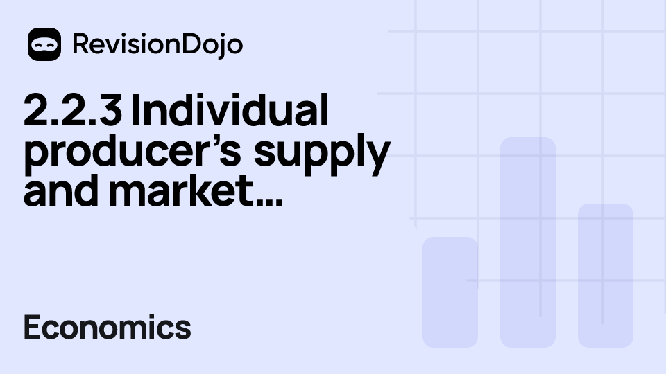 2.2.3  Individual producer’s supply and market supply video thumbnail