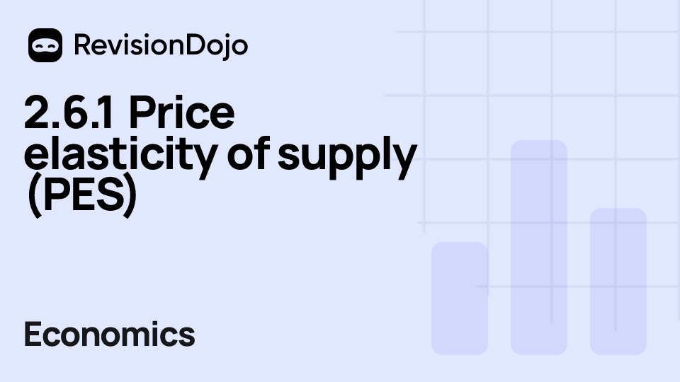 2.6.1 Price elasticity of supply (PES) video thumbnail
