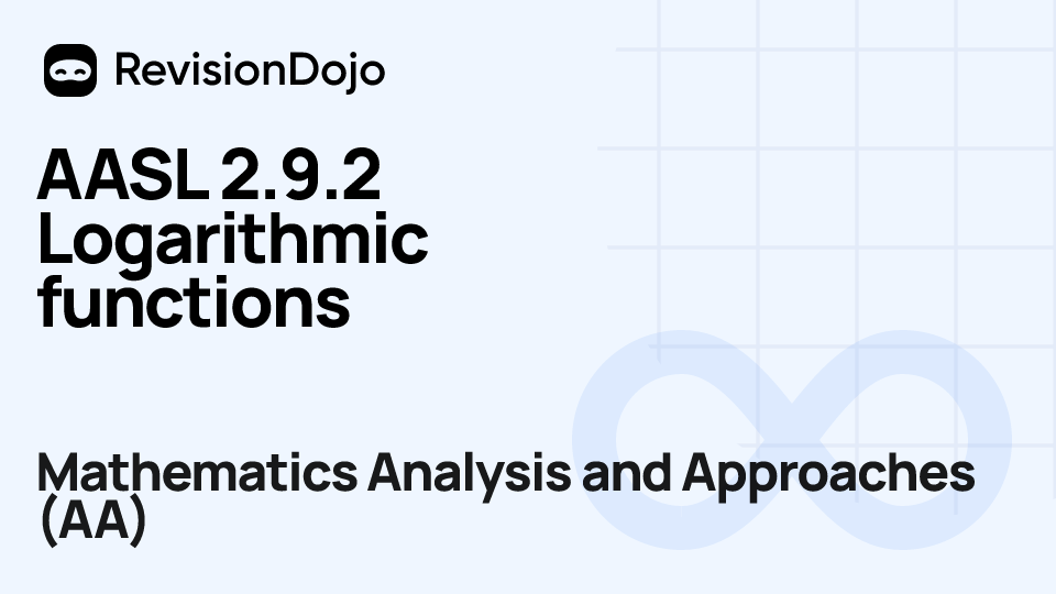AASL 2.9.2 Logarithmic functions video thumbnail
