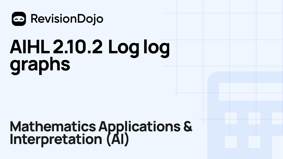 AIHL 2.10.2 Log log graphs video thumbnail
