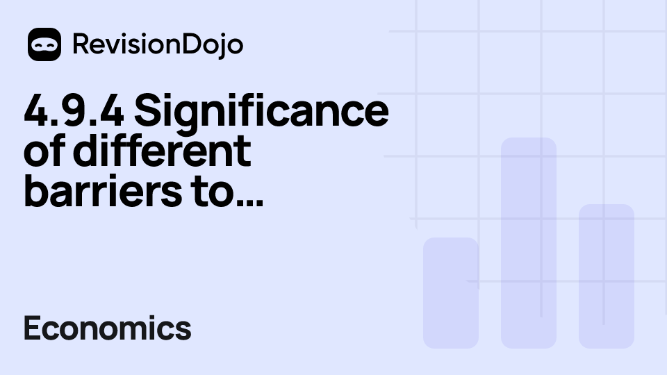4.9.4 Significance of different barriers to economic growth and/or economic development video thumbnail