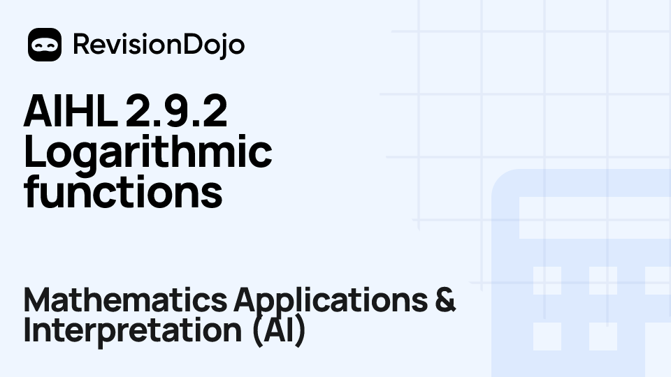 AIHL 2.9.2 Logarithmic functions video thumbnail