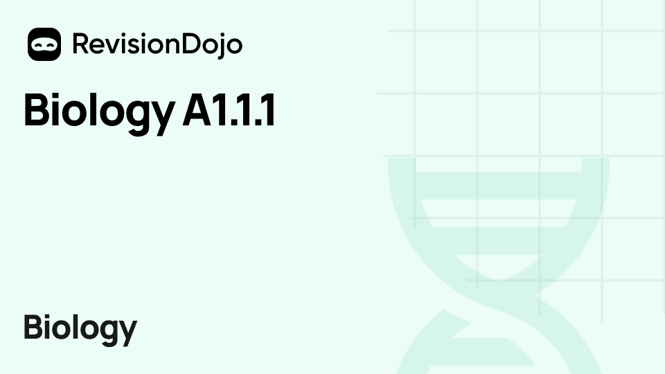 Biology A1.1.1 video thumbnail