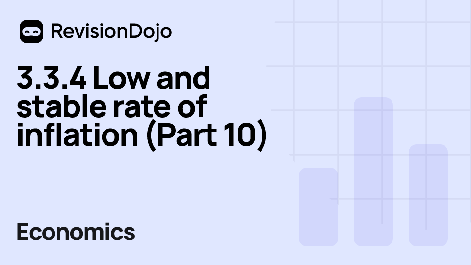 3.3.4 Low and stable rate of inflation (Part 10) video thumbnail