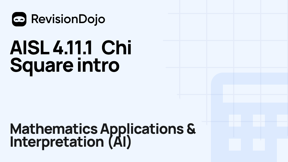 AISL 4.11.1 Chi Square intro video thumbnail