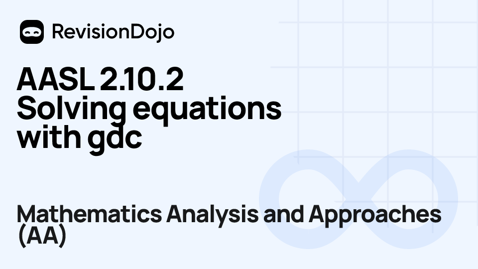 AASL 2.10.2 Solving equations with gdc video thumbnail