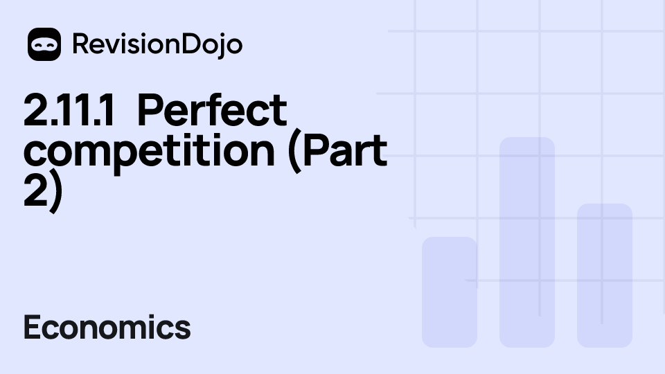 2.11.1 Perfect competition (Part 2) video thumbnail