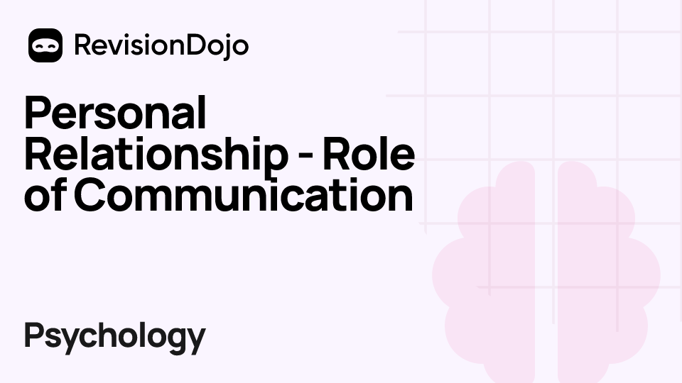 Personal Relationship - Role of Communication video thumbnail