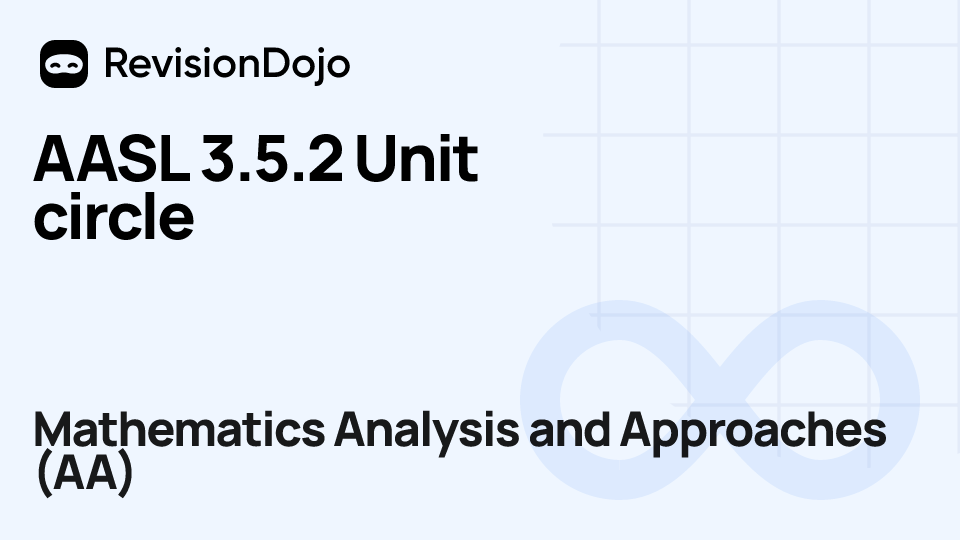 AASL 3.5.2 Unit circle video thumbnail