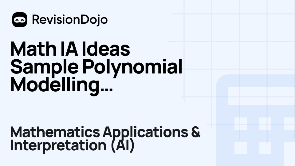 Math IA Ideas Sample Polynomial Modelling Caffeine v Performance video thumbnail