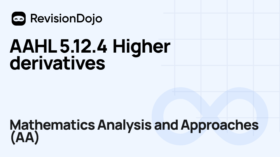 AAHL 5.12.4 Higher derivatives video thumbnail